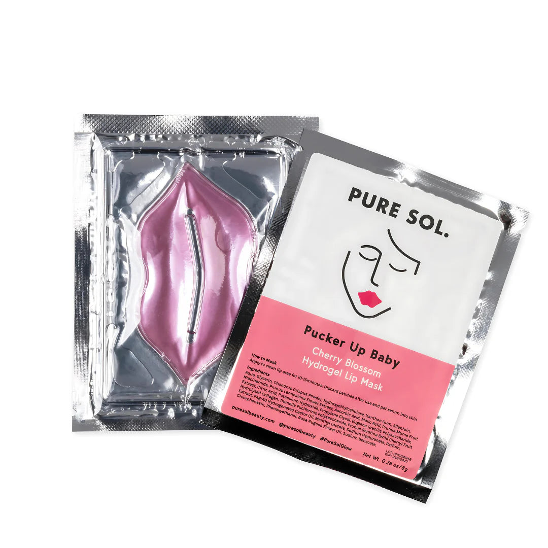 Pucker Up Baby | Cherry Blossom + Collagen Lip Mask Single