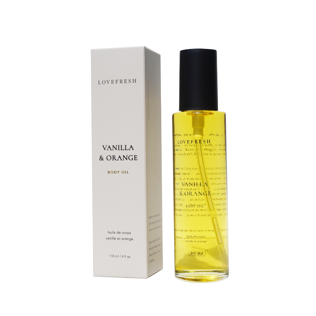 Vanilla + Orange Body Oil