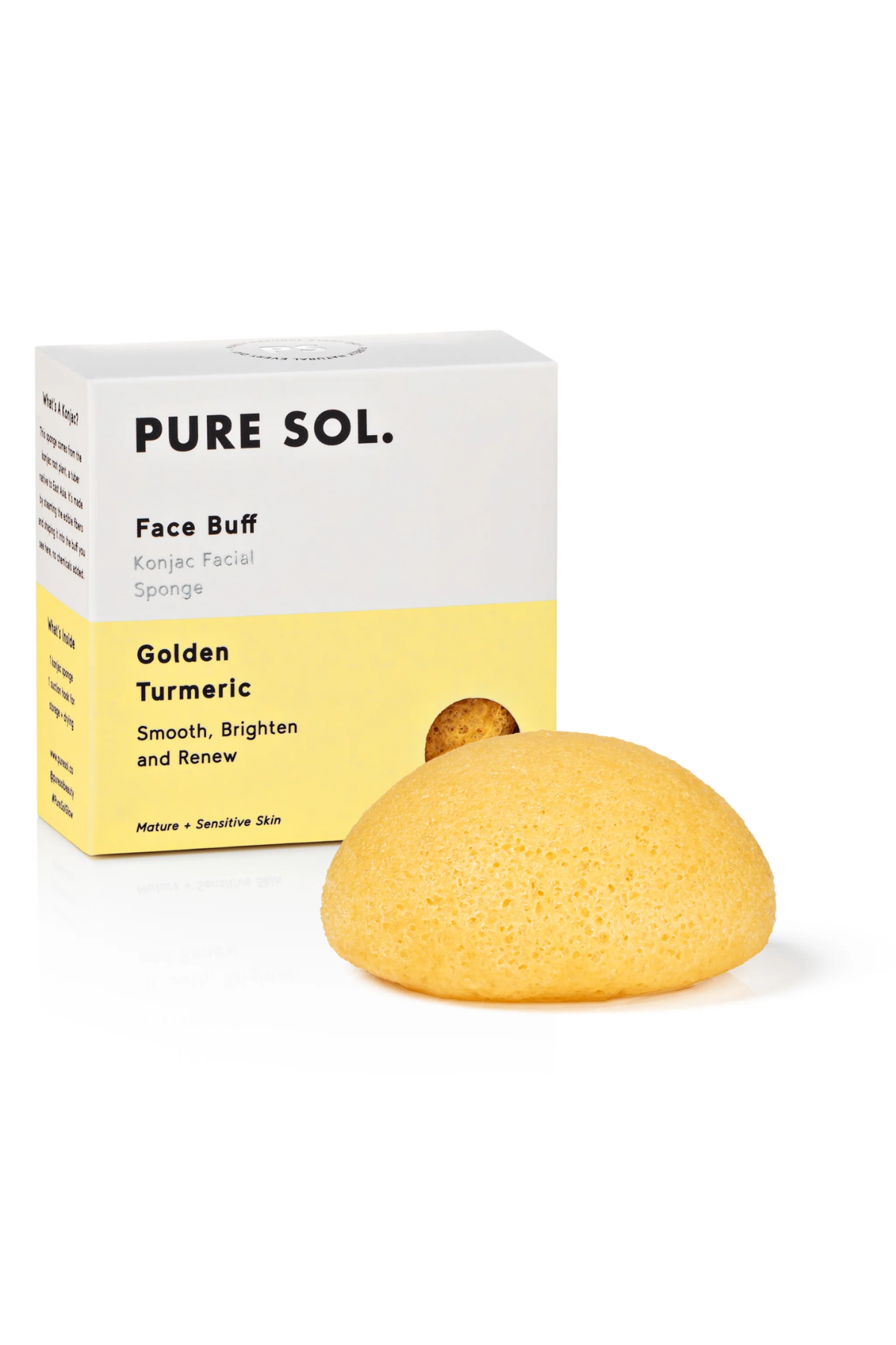 Konjac Facial Sponge | Turmeric
