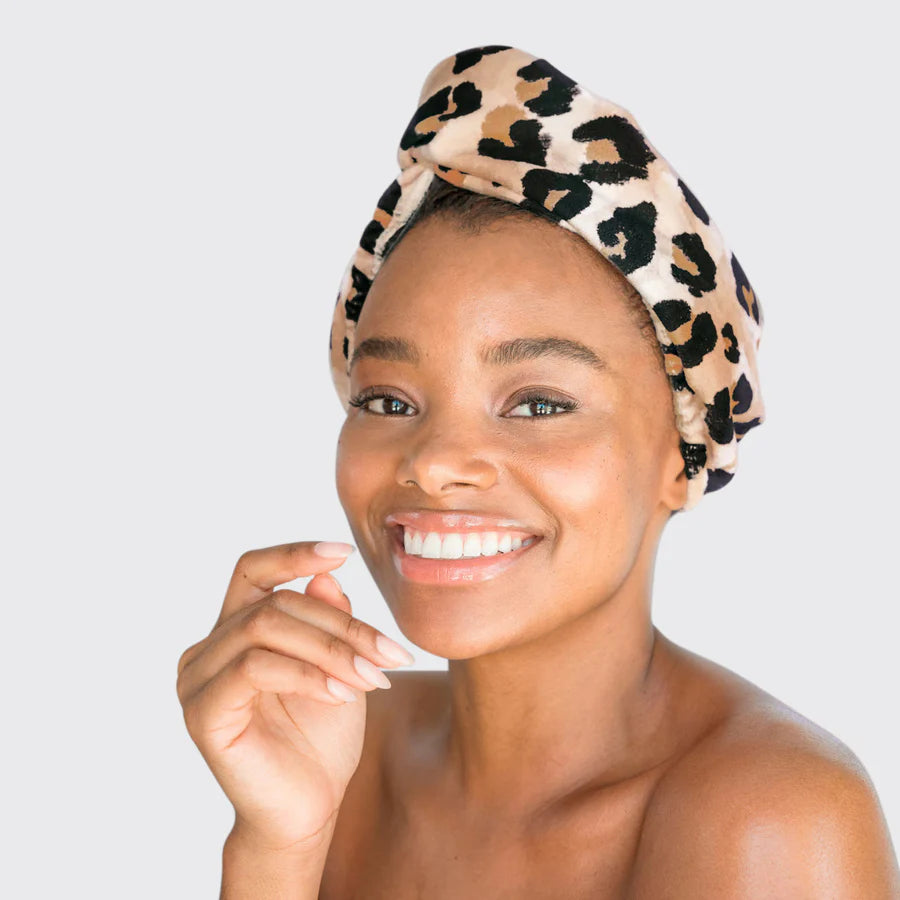 Microfiber Hair Towel | Leopard
