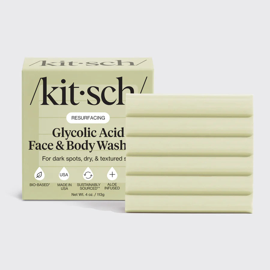 Glycolic Acid Face & Body Wash Bar | Resurfacing