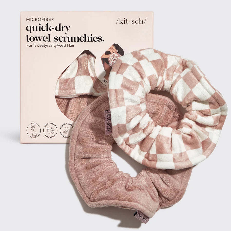 Quick Dry Towel Scrunchies 2pc set