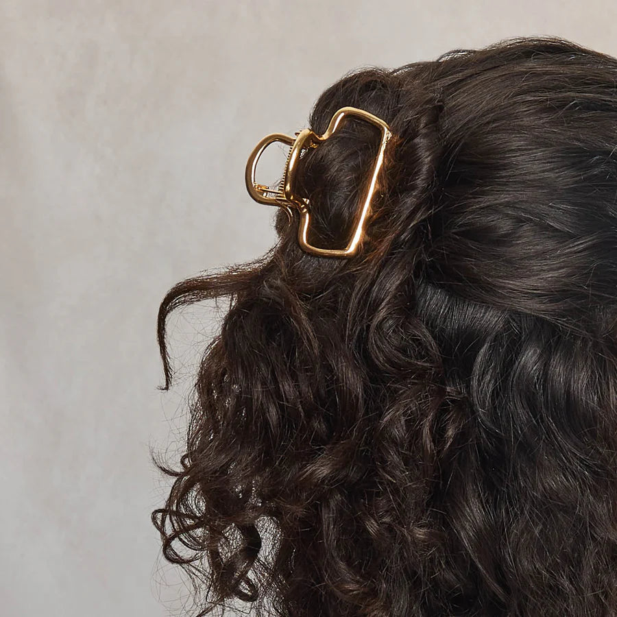 Metal Cloud Claw Clip | Gold