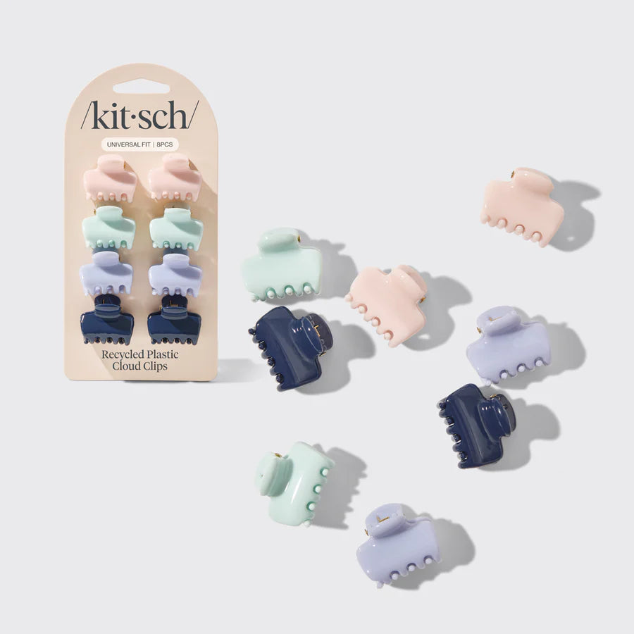 Mini Cloud Claw Clips 8pc Set | Garden Bouquet