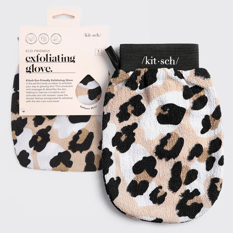 Exfoliating Glove | Leopard