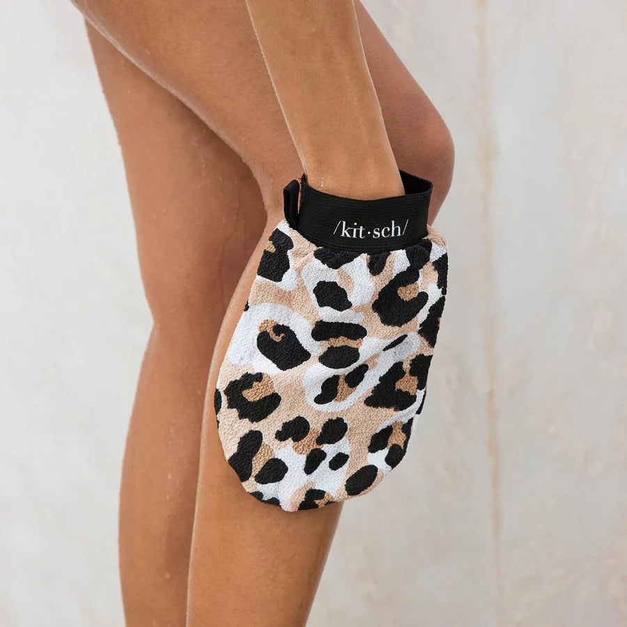 Exfoliating Glove | Leopard