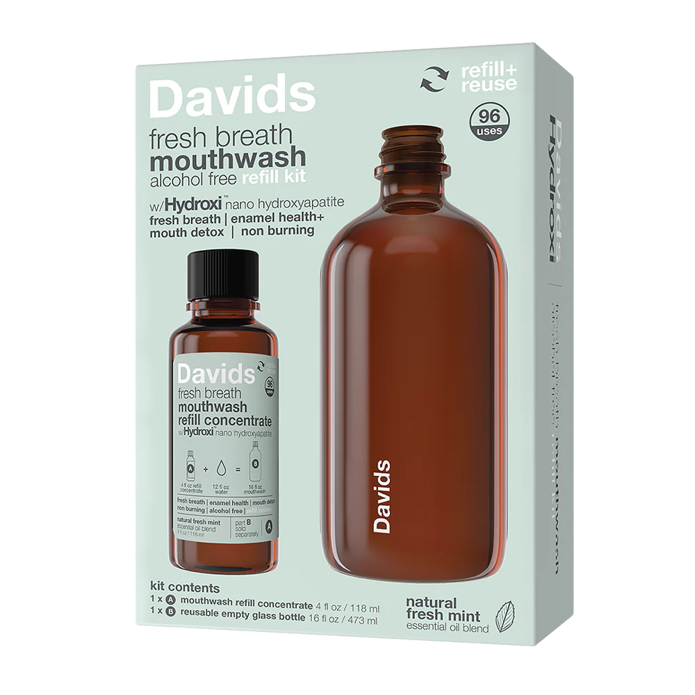 Davids Hydroxi™ Fresh Breath Refillable Mouthwash