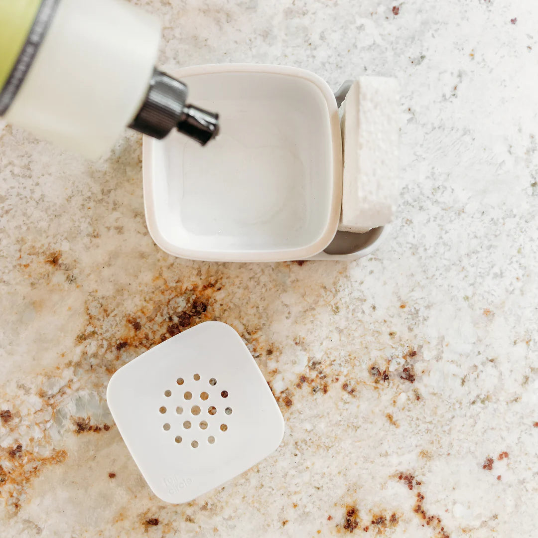Bubble Up | Sponge & Ceramic Dish