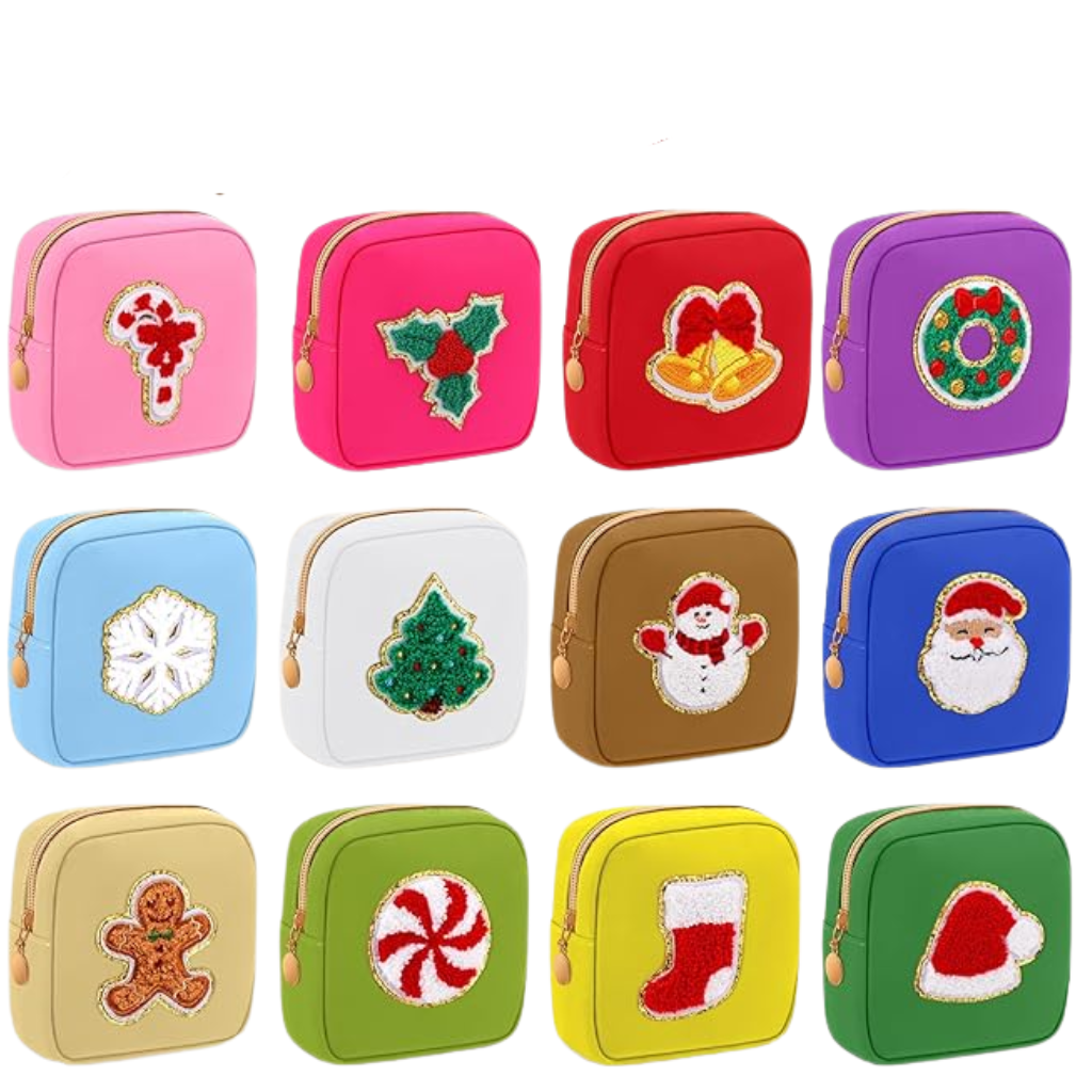 Zipper Pouch | Holiday Patch