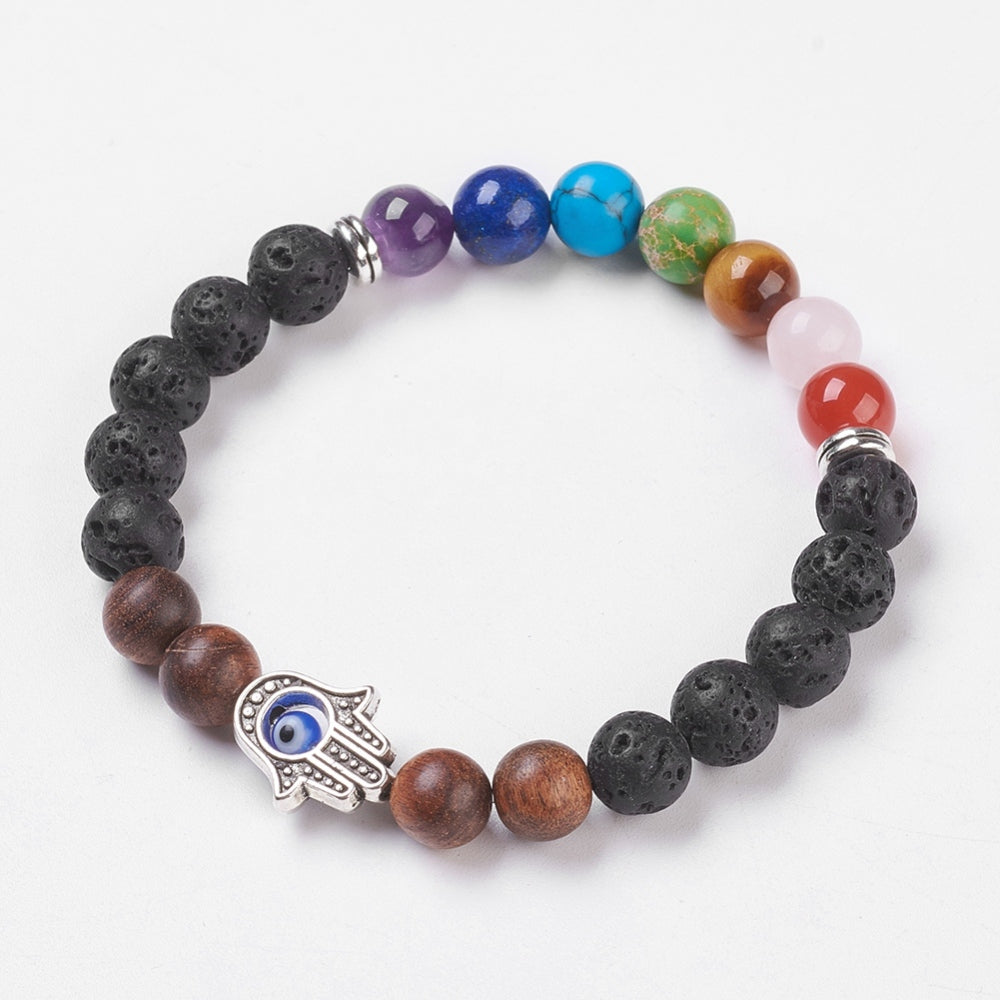 Chakra Energy Bracelet w Charm