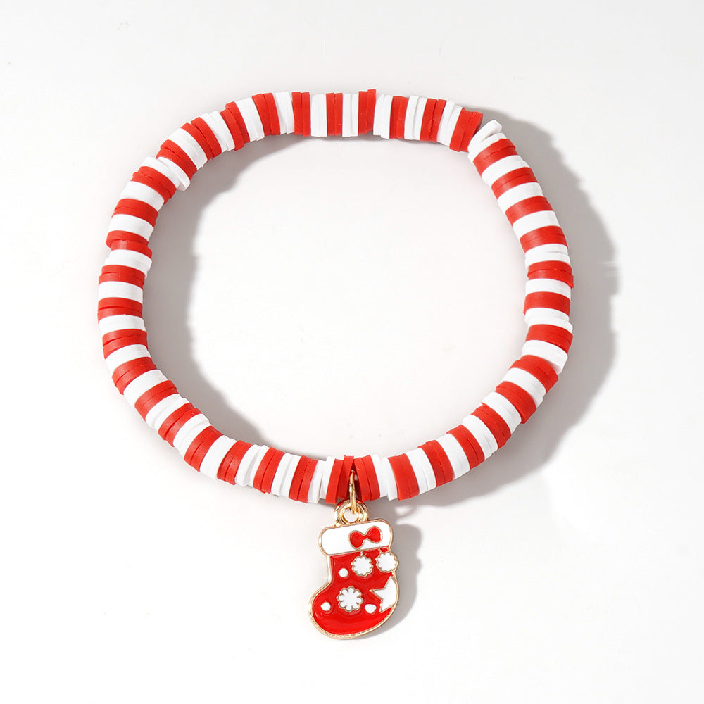 Stretch Bracelet with Holiday Charm