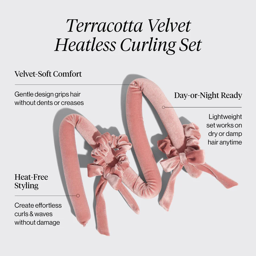 Velvet Heatless Curling Set