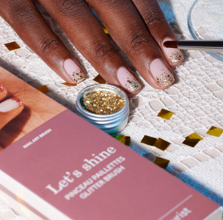 Nail Art Glitter Brush