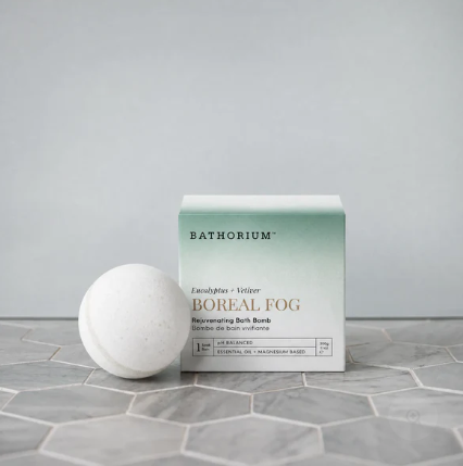 Bath Bomb | Boreal Fog (Eucalyptus + Vetiver)