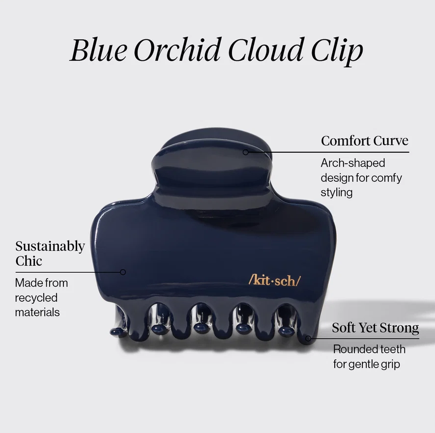 Cloud Claw Clip | Blue Orchid - Medium