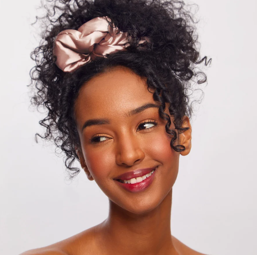 Satin Pillow Scrunchies® 4pc Set | Blush