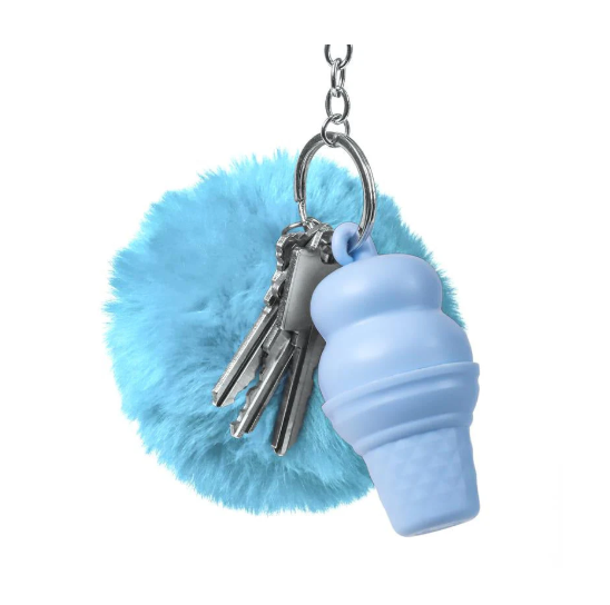 Ice Cream Lip Balm Keychain