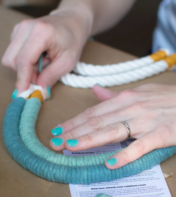 DIY Rainbow Kit | Created with Macrame Cord