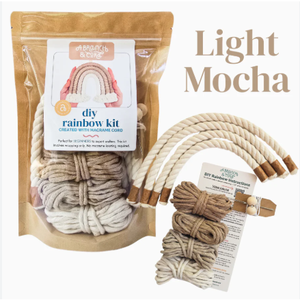 DIY Rainbow Kit | Created with Macrame Cord