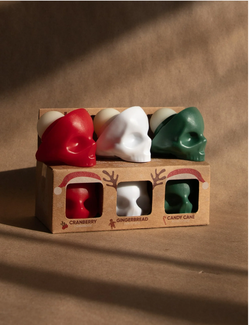 Skull Holiday Lip Balm Trio