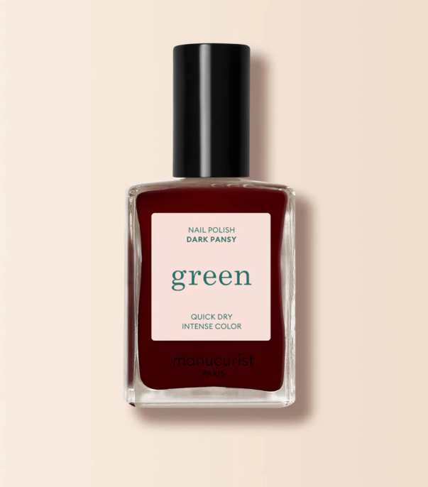 Green™ Natural Nail Polish | Dark Pansy
