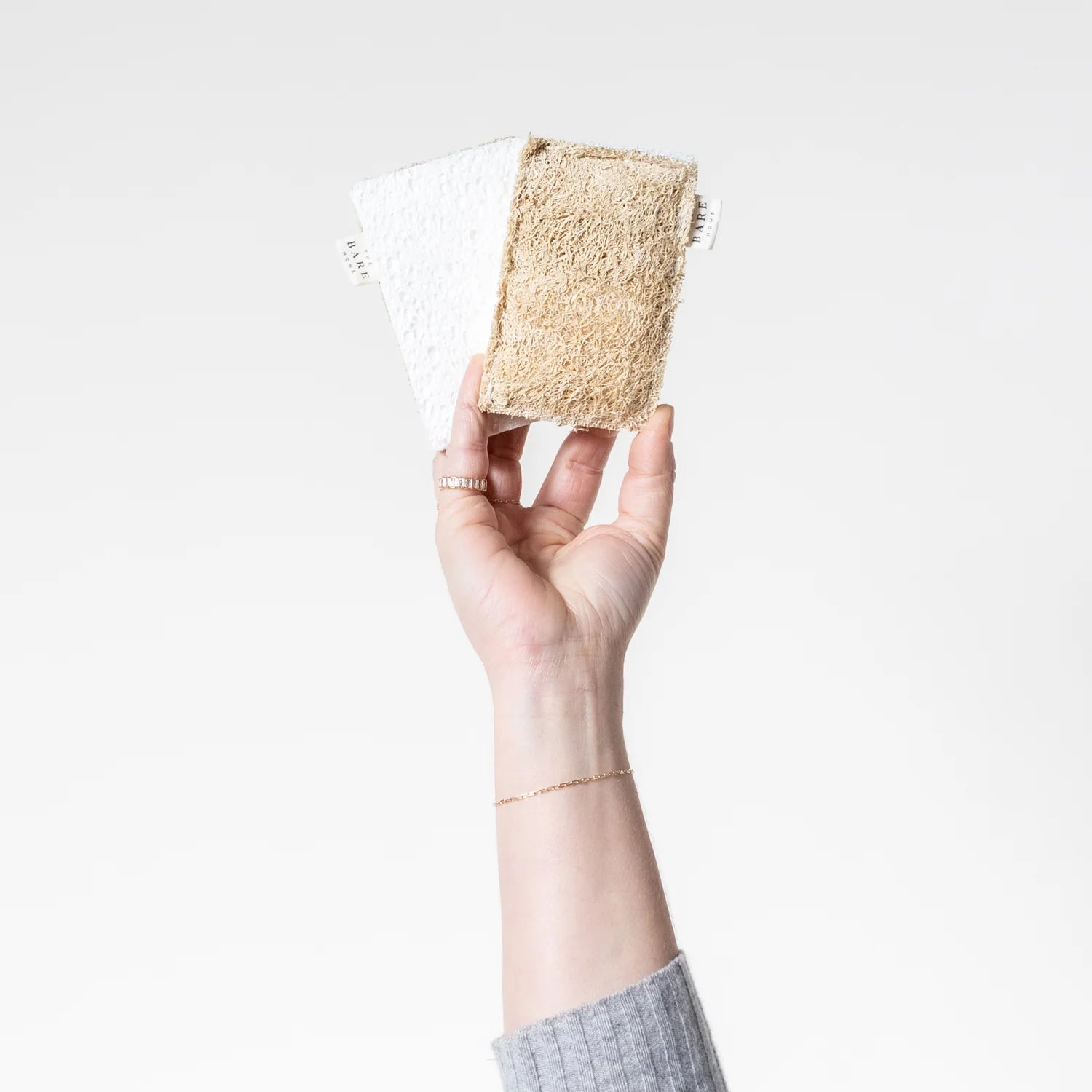 Cellulose + Loofah Kitchen Sponge (2 Pack)