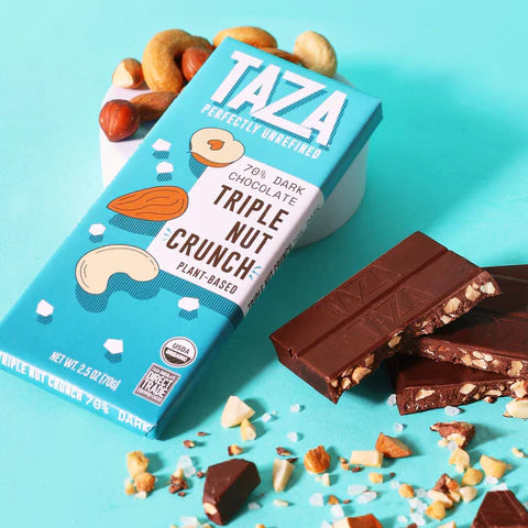 70% Dark Chocolate | Triple Nut Crunch Bar