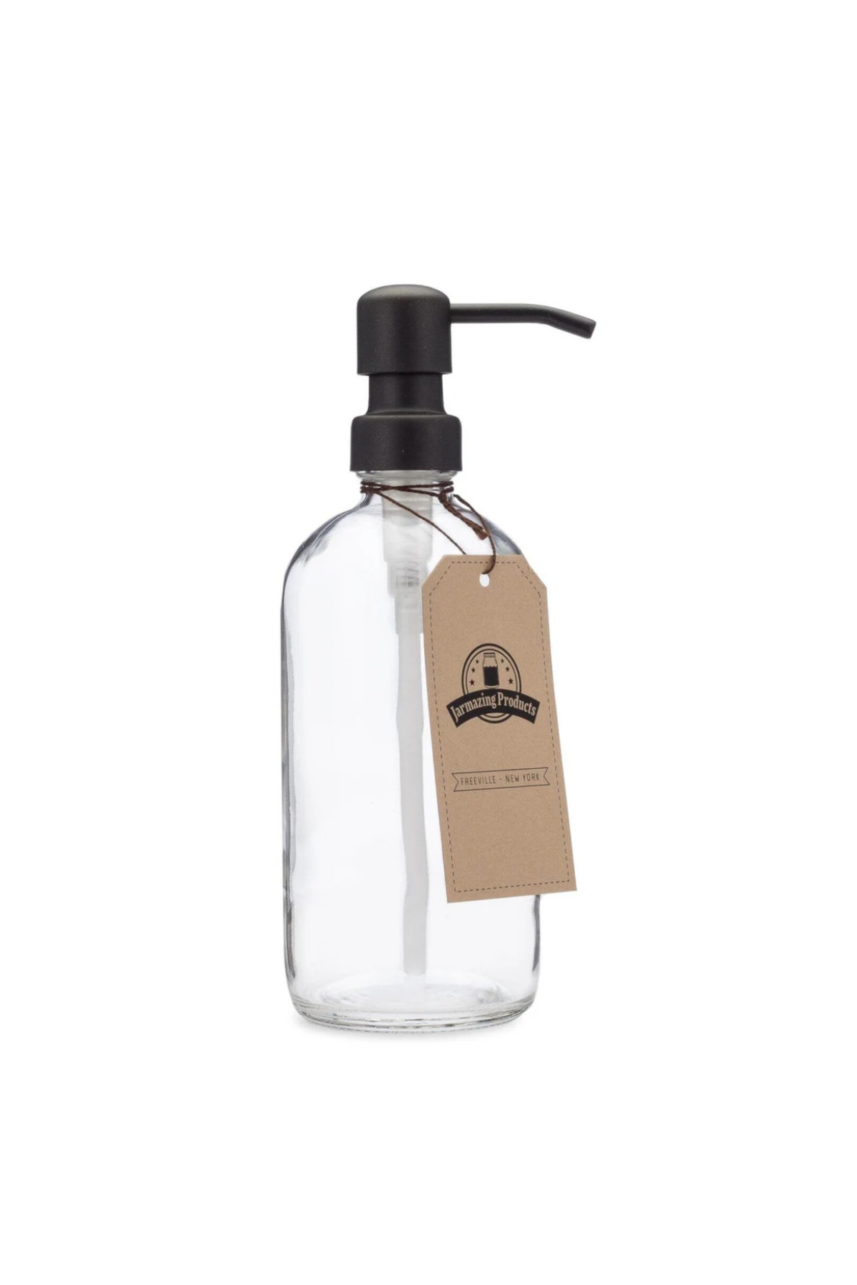 Clear Glass Soap + Lotion Dispenser | 16oz