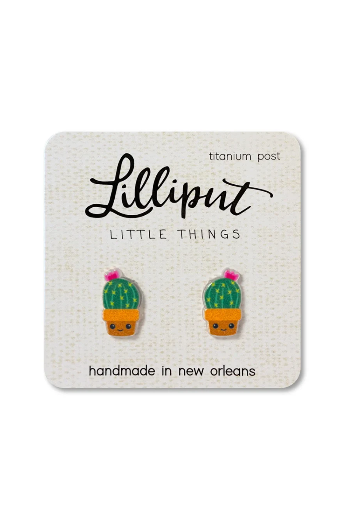Kawaii Cactus Earrings