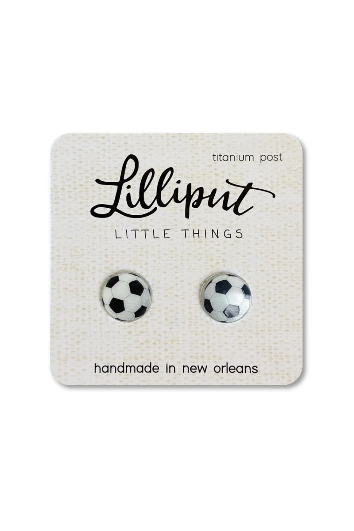 Soccer Ball Earrings