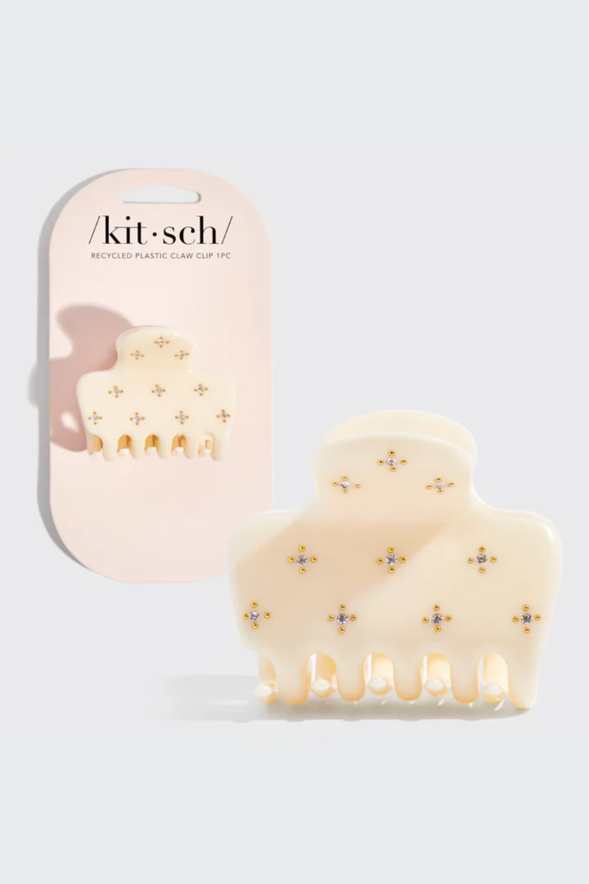 Rhinestone Cloud Claw Clip | Ivory