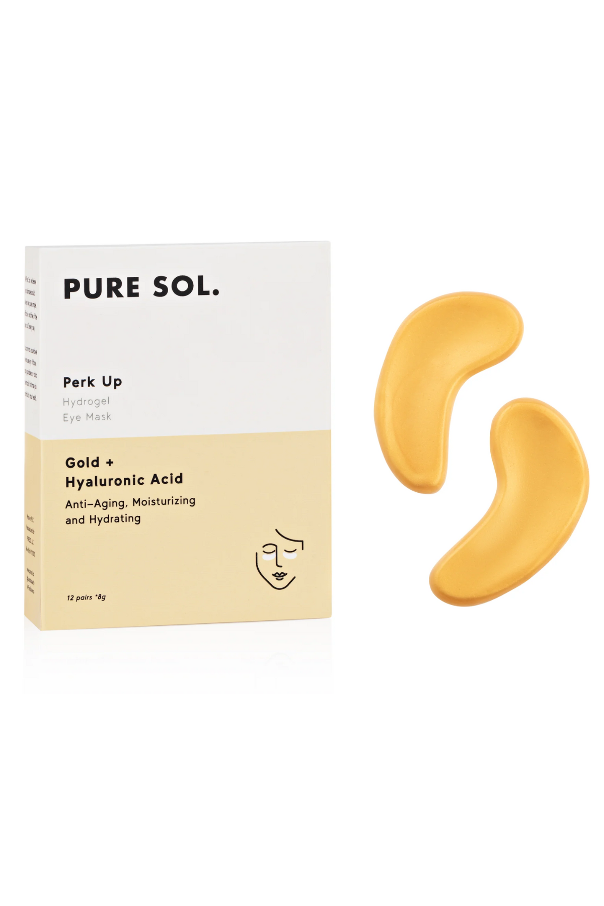 Perk Up | Gold, Hyaluronic Acid, Peptide, Retinol Eye Masks