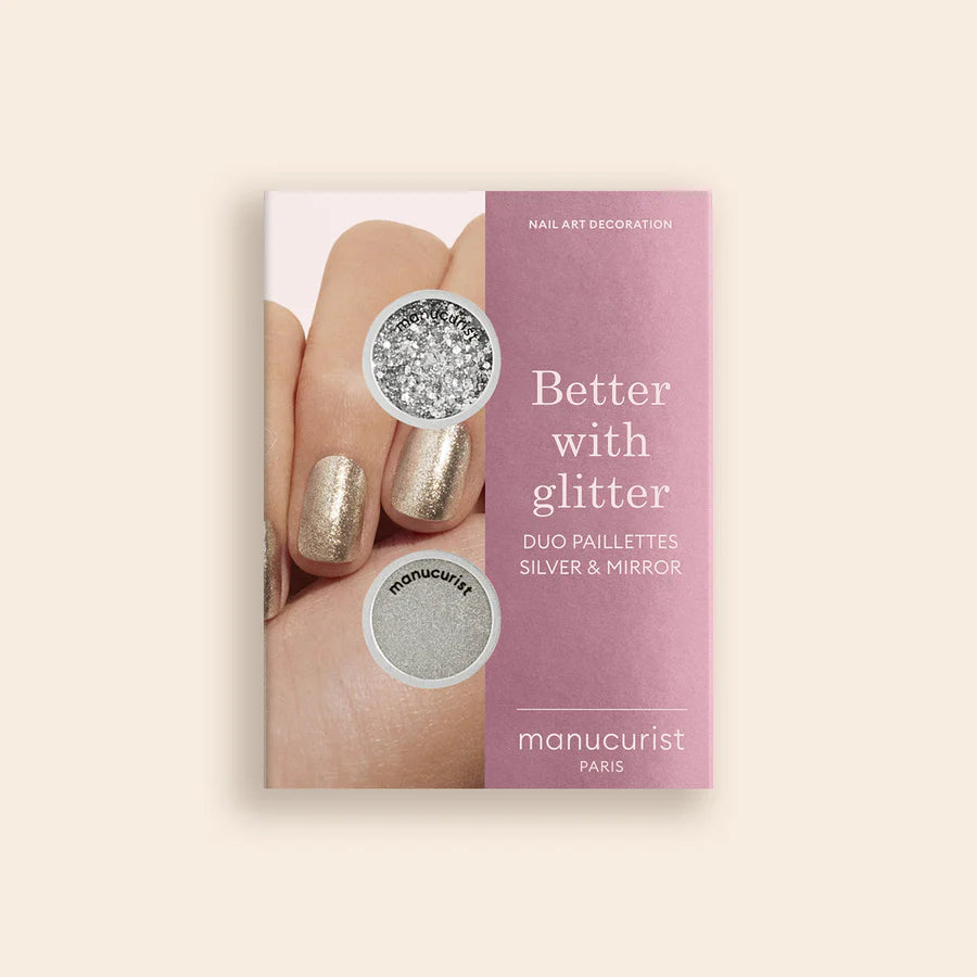 Better with Glitter Nail Art Kit  ✨🪩(2 shades)
