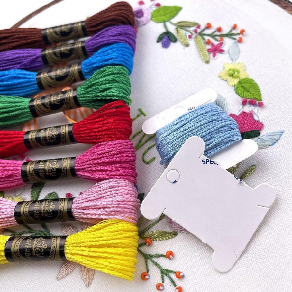 8-pack Mixed Embroidery Thread