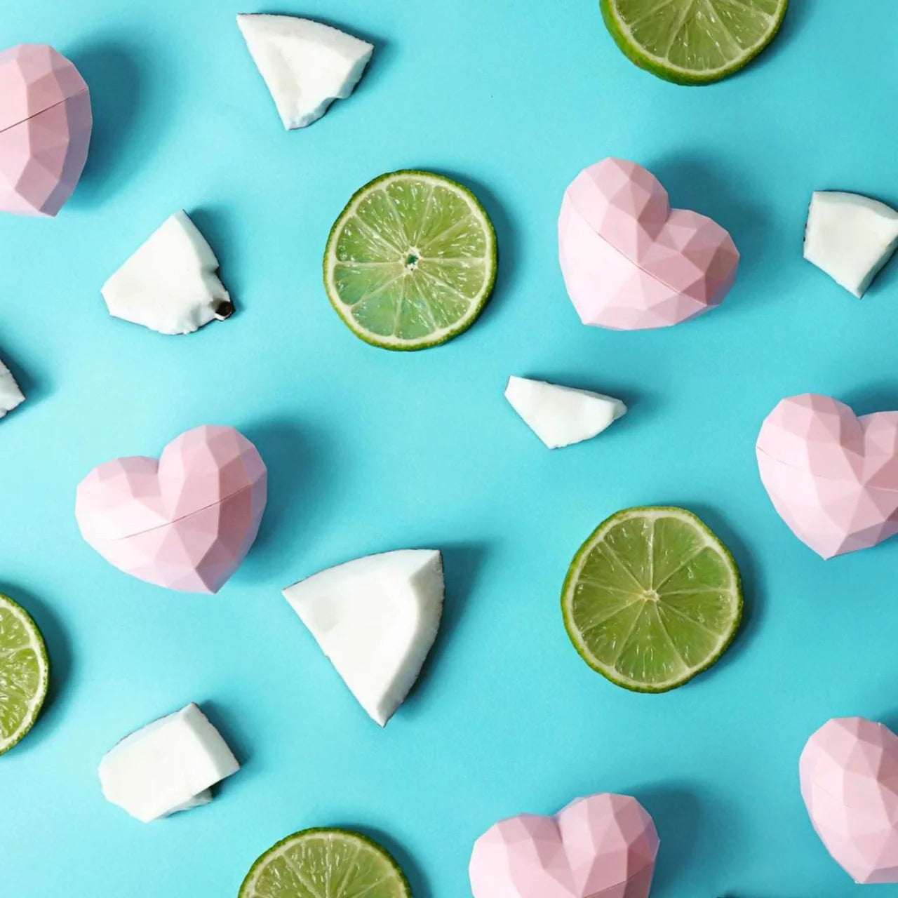 Heart Lip Balm | Pink Coconut Lime