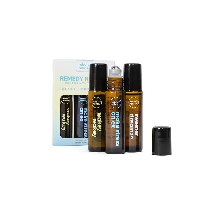 Remedy Roller Trio | 100% Natural Essential Oils