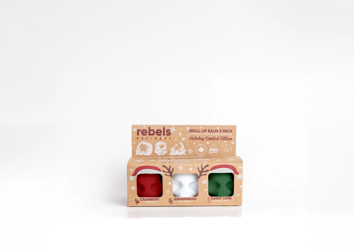Skull Holiday Lip Balm Trio