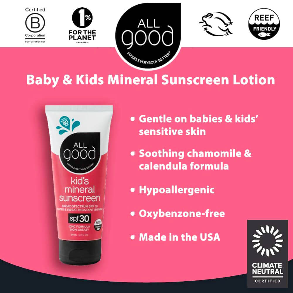 Kid's Sunscreen Lotion | SPF 30