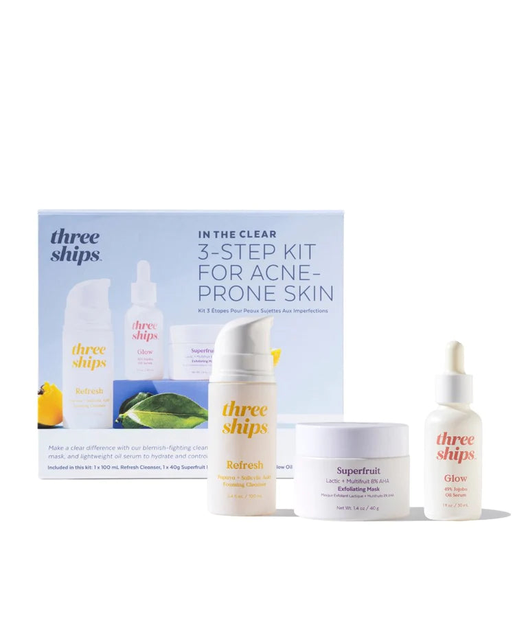 In The Clear 3-Step Kit for Acne-Prone Skin