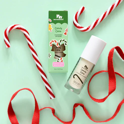 Limited Edition Natural Kids Lip Gloss | Candy Cane