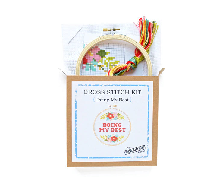 Doing My Best Cross Stitch Kit | Level 1