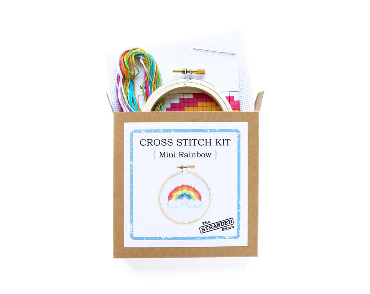 Rainbow Mini Cross Stitch Kit | Level 1