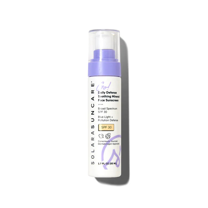 Daily Defense Soothing Mineral Face Sunscreen | SPF 30