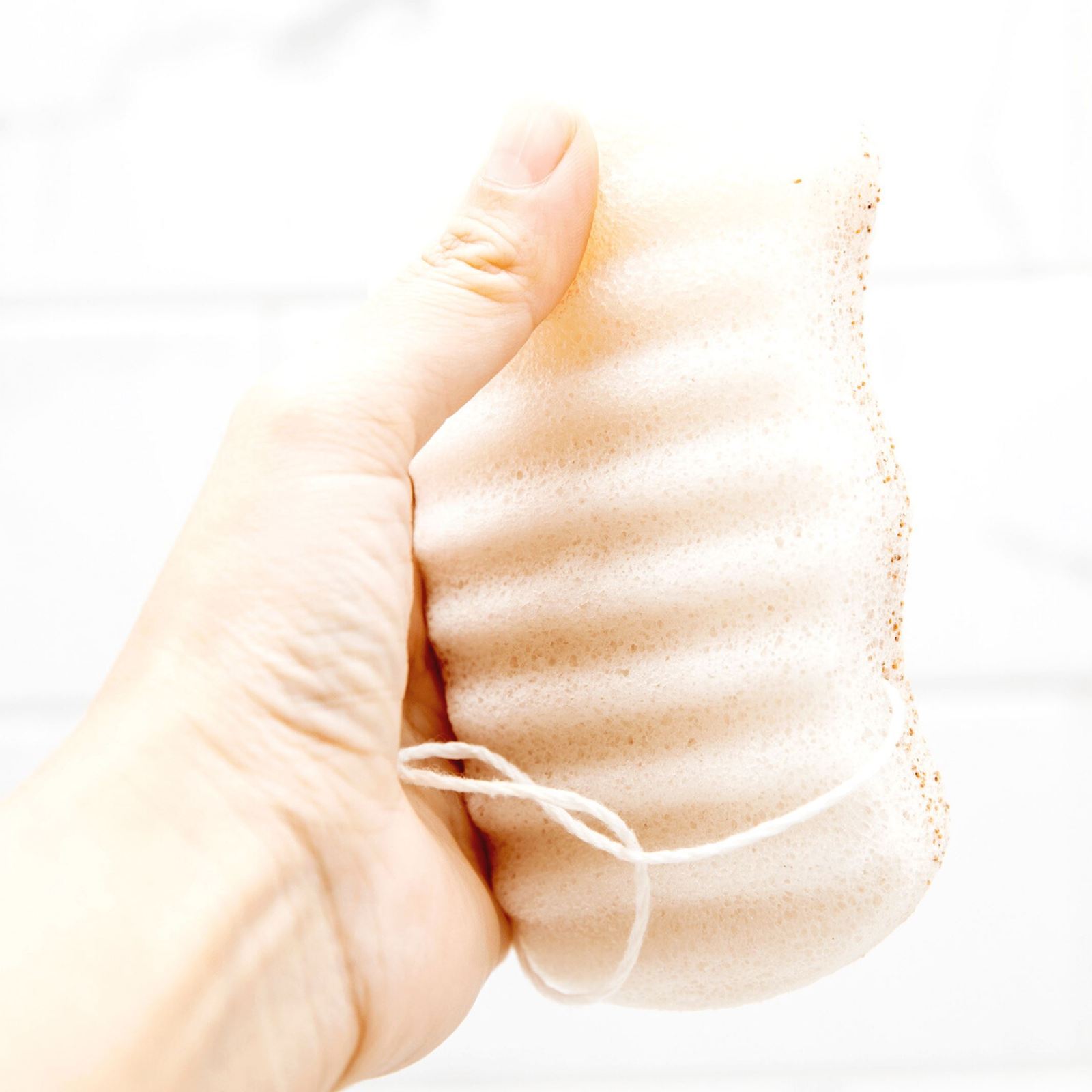 Konjac Walnut Shell Exfoliating Body Sponge (6596346904647)