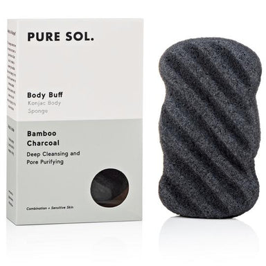 Konjac Body Sponge | Bamboo Charcoal (9079127175)