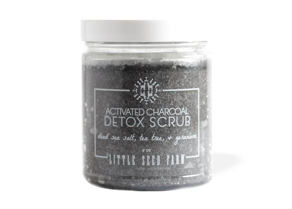 Activated Charcoal Detox Sea Salt Scrub