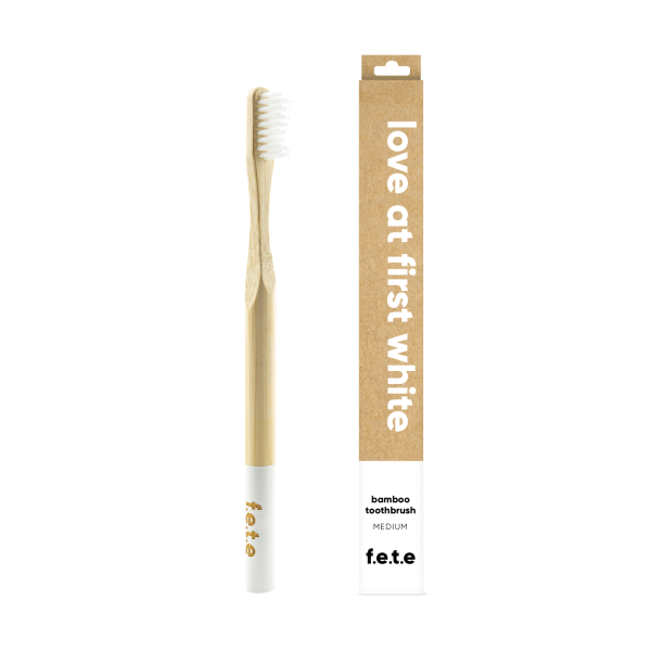 Adult's Single Bamboo Toothbrush | Medium Bristles (more colors)
