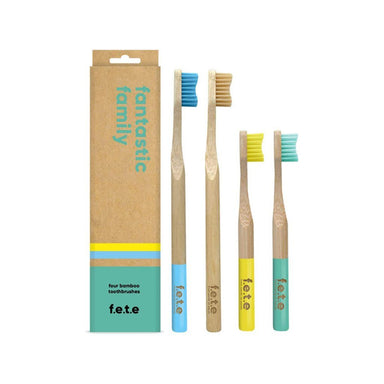 Multi Pack Family Bamboo Toothbrushes (1746924306503)