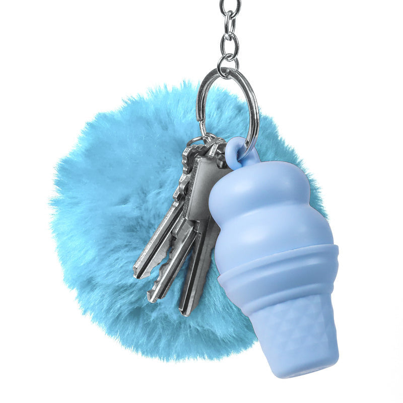 Ice Cream Lip Balm Keychain